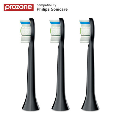 ProZone Premium-Diamond (for Philips) Medium Black 3pcs