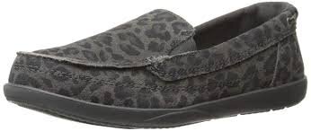 Crocs Walu Leopard Print Leather 37 (light grey/graphite)