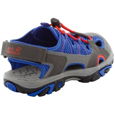 Jack Wolfskin Kids Lakewood Cross Sandal 31 (Active Blue)