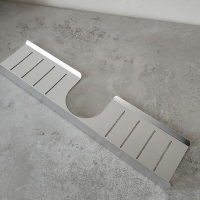 IwConcept BathRack Loft-50cm Notch Silver