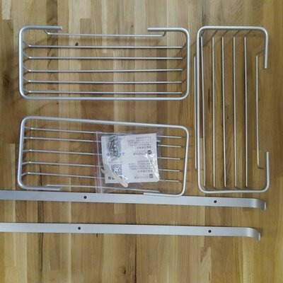 Ermo EM13711 Rectangular (3 cell) Silver