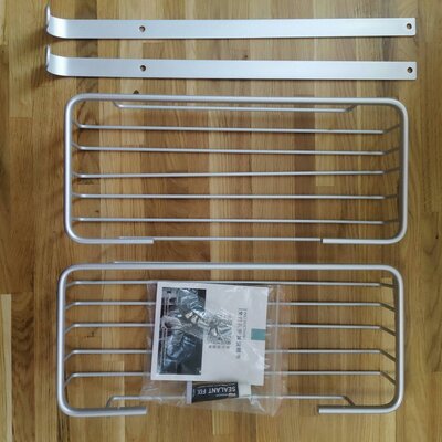 Ermo EM13711 Rectangular (2 cell) Silver