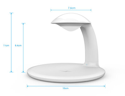 ProZone Mini-Light Wireless Charger White