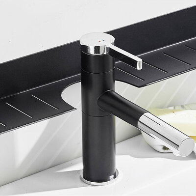 IwConcept BathRack Loft-60cm Notch Black