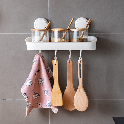 Taili AW633 (Storage Shelf + hook) White