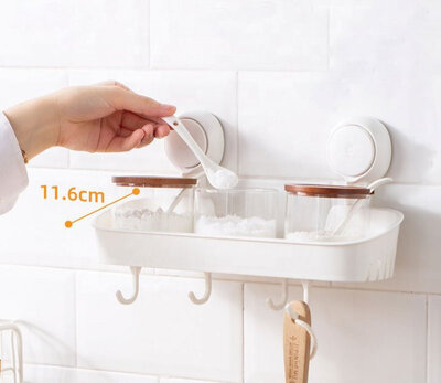 Taili AW633 (Storage Shelf + hook) White
