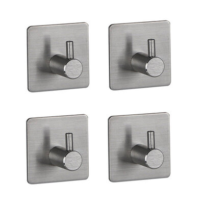 IwConcept JIN-H SS-304 (3M) 4pcs Silver