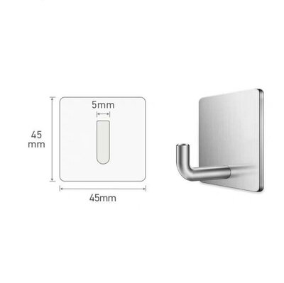 IwConcept JIN-L SS-304 (3M) 4pcs Silver