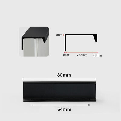 LEEDIS B-6805-64 (80mm) Black