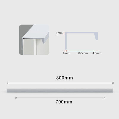 LEEDIS B-6805-700 (800mm) Silver