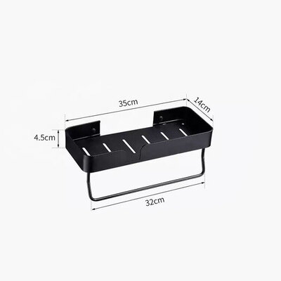 Miken AF-01С (Al-Rectangular) 35cm Black