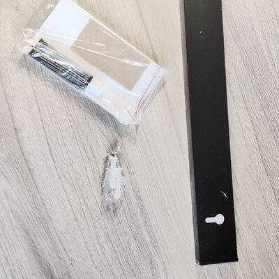 IwConcept PRO Batten-40cm (Steel 304) Black