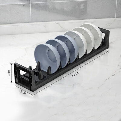 Daxini Crockery Rack J002 45cm (Black)