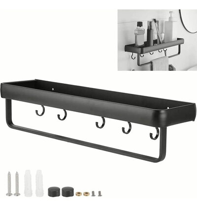Fumei PLB-60cm (Hook and Rod) Black