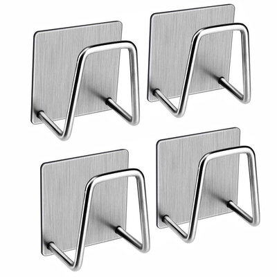 Fumei Sponge Holder (3M) Silver (4pcs)