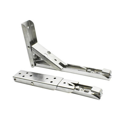 ZUOGANG Fold Bracket F8 - 19.5cm (Slim) Silver 2pcs