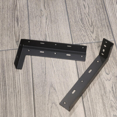 Jinrongda Bracket-MC 2mm 23cm (Black) 2pcs