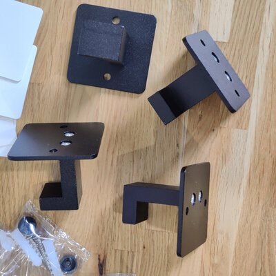 Jingwey JG-Hook Type-2 4pcs (Black)