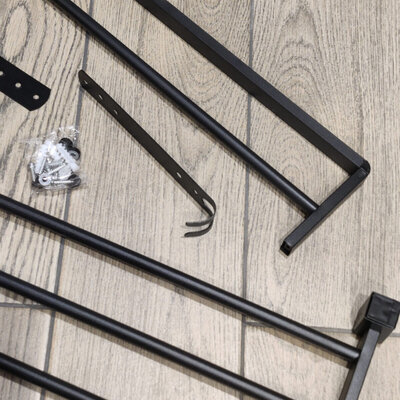 Bathroom Shelf ALP-47 Black