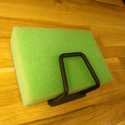 Haowa Sponge Holder (3M) 4pcs Black 