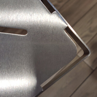Tauset H5187 Angular SUS304 25cm Matte Silver