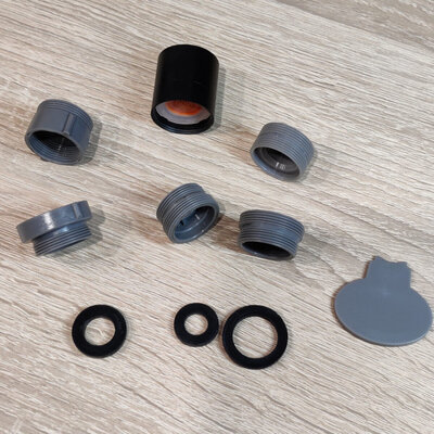 Lanfey CH-001 Black + adapters