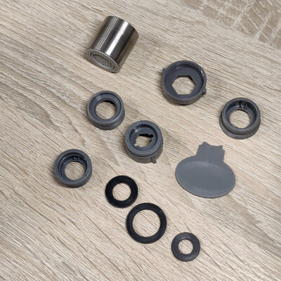 Lanfey CH-001 Silver + adapters