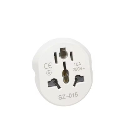 ProZone Connersion Universal Plug SZ-015 (US/UK/AU in EU) White