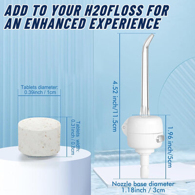 H2ofloss Whitening Tabletes + Adapter