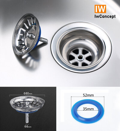 IwConcept PSS5 D80 304 Steel (defect)