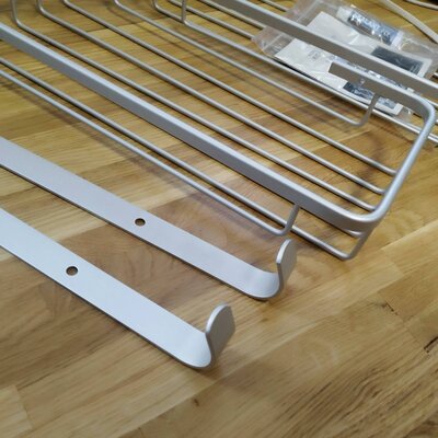 Ermo EM13711 Rectangular (2 cell) Silver