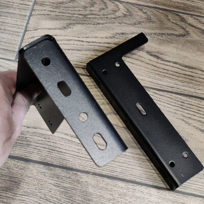 Jinrongda Bracket-MC 2.5mm 23cm (Black) 2pcs