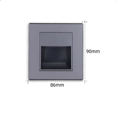 BIO-PASS LED STEP LIGHT BASE (1.5W/3000K) Graphite