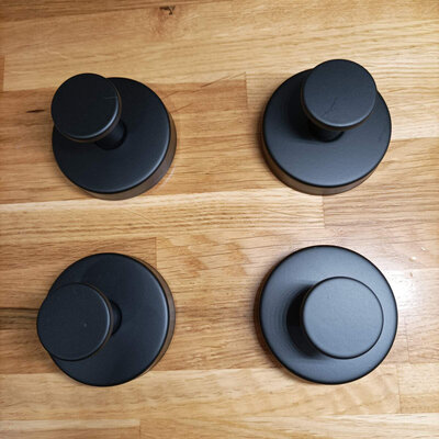 SIPAN Hook S-101 SUS-304 (4pcs) Black