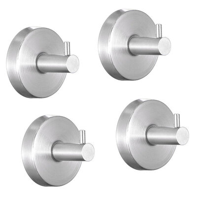SIPAN Hook S-102 SUS-304 (4pcs) Silver