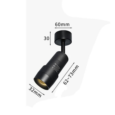 Pinton CNQG-1030T12 Mini 5W 3000K Black