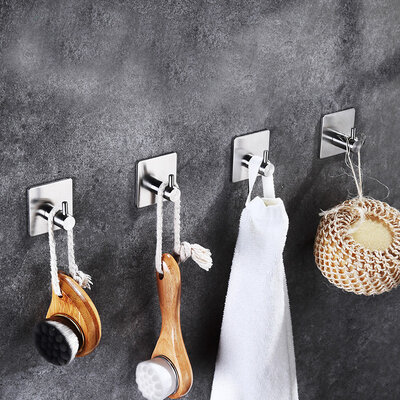 IwConcept JIN-H SS-304 (3M) 4pcs Silver