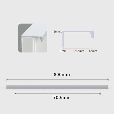 LEEDIS B-6805-700 (800mm) Silver