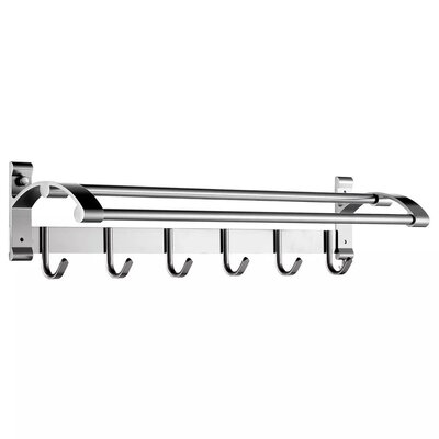 Cady 1803 Towel Bar Double Layers (Silver)