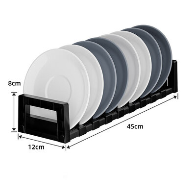 Daxini Crockery Rack J001 45cm (Black)