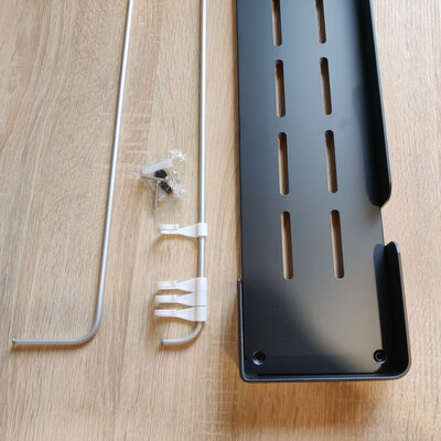 IwConcept FDU-Square-55 (Hook and Rod) Black