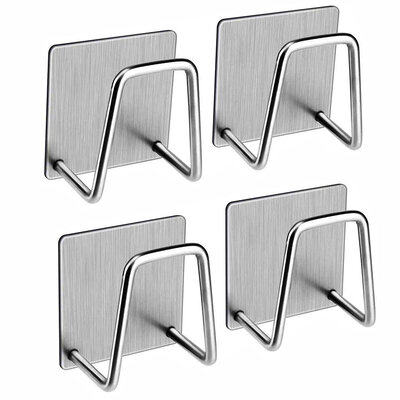 Fumei Sponge Holder (3M) Silver (4pcs)