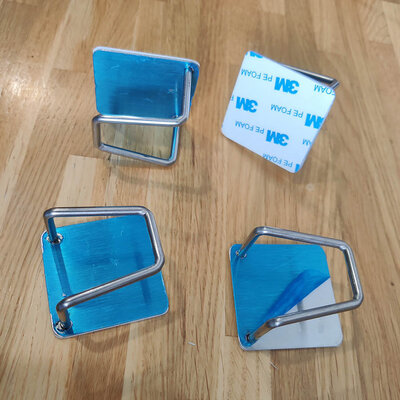 Fumei Sponge Holder (3M) Silver (4pcs)