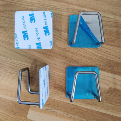 Fumei Sponge Holder (3M) Silver (4pcs)