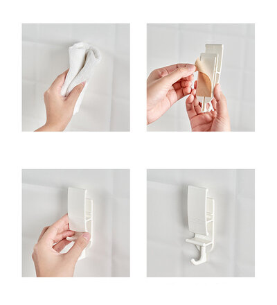 KM-Japan Multipurpose Bath Hook 002 (White)