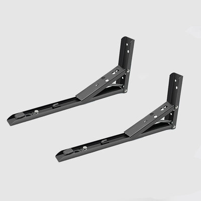 ZUOGANG Fold Bracket F14 - 34cm (Slim) Black 2pcs