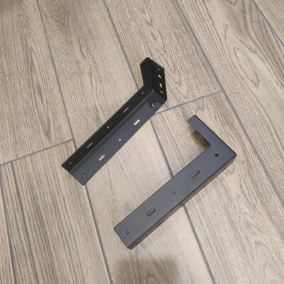 Jinrongda Bracket-MC 2mm 23cm (Black) 2pcs