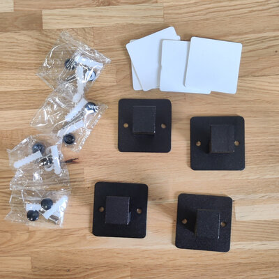 Jingwey JG-Hook Type-2 4pcs (Black)