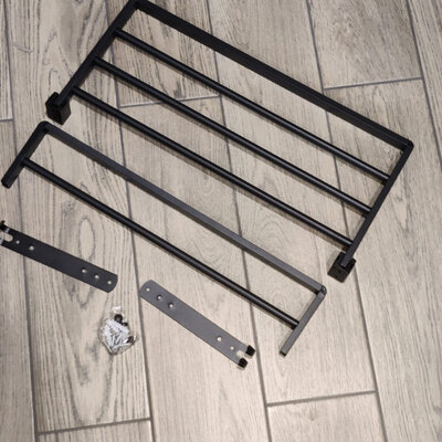 Bathroom Shelf ALP-47 Black