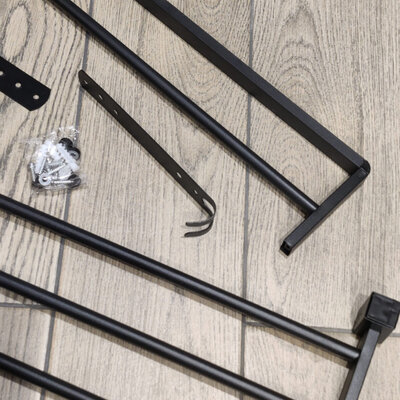 Bathroom Shelf ALP-47 Black